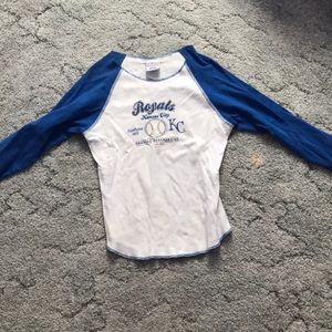 Kansas City Royals - 3/4 length sleeve top